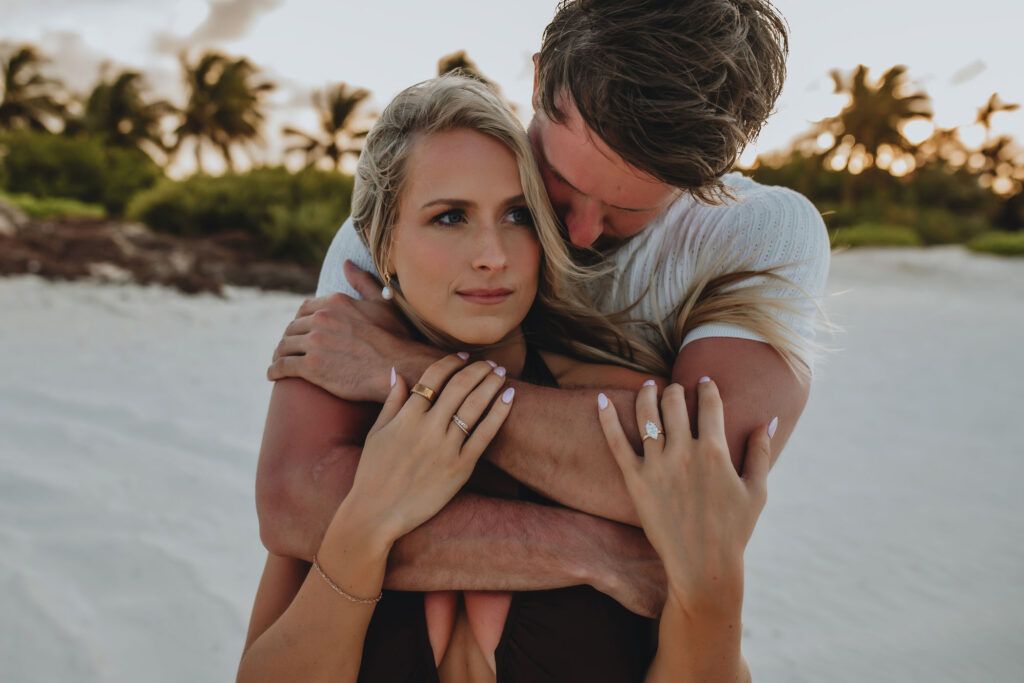 Marriage proposal at Atelier Playa Mujeres